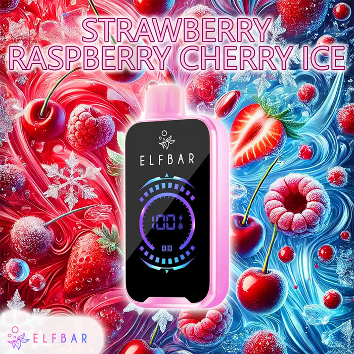 Elf Bar FS18000 - Strawberry Raspberry Cherry Ice