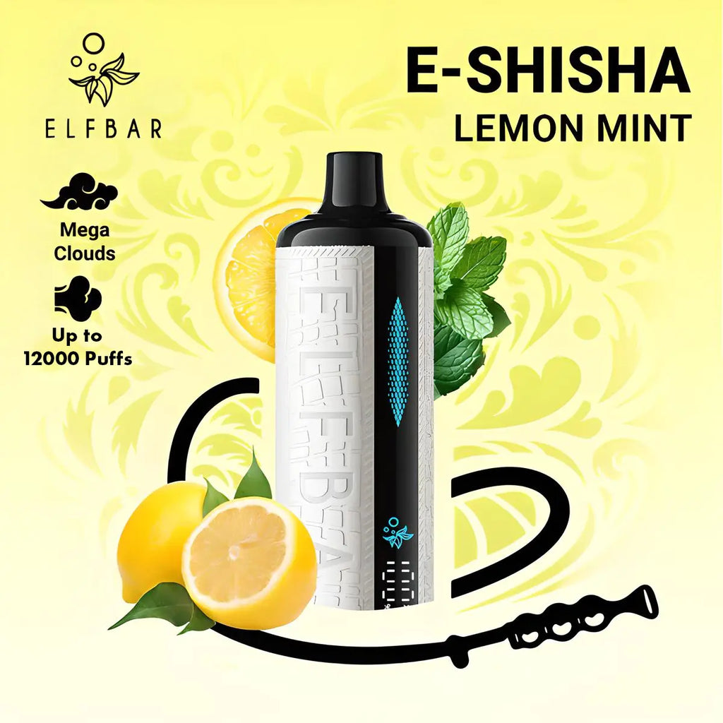 ELF BAR Vape 12000 Lemon Mint: Frisch & Zitronig FEENBAR ELF BAR Vape 12000 Lemon Mint: Frisch & Zitronig FEENBAR