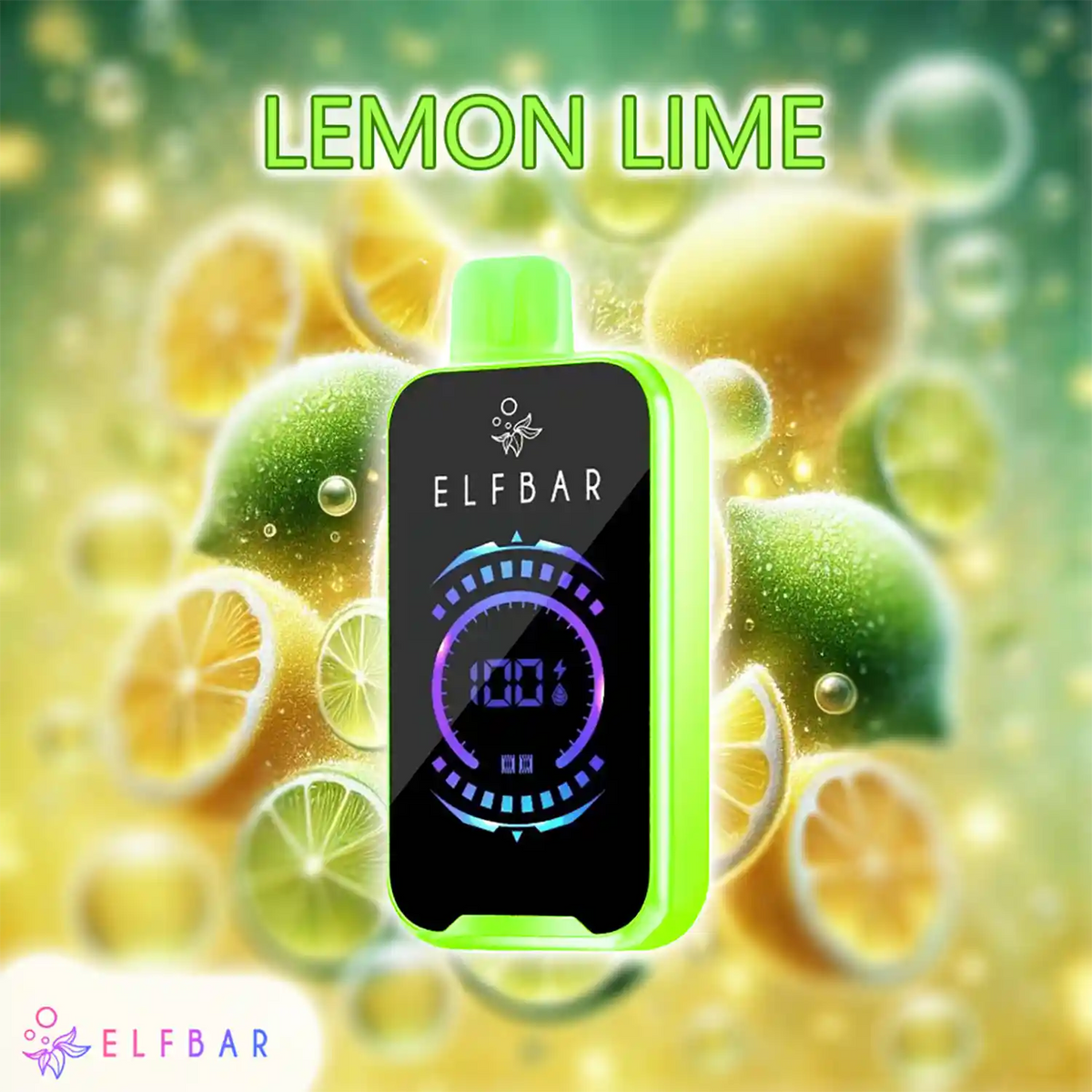 ELF BAR FS18000 Lemon Lime fr spritzige Frische FEENBAR ELF BAR FS18000 Lemon Lime fr spritzige Frische FEENBAR